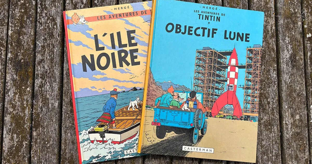 Reading Tintin and Astérix albums to learn French vocabulary