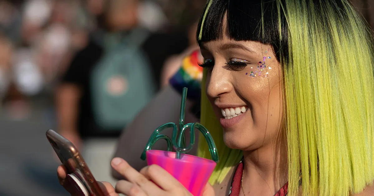 Person adopting an alter ego persona while speaking a foreign language