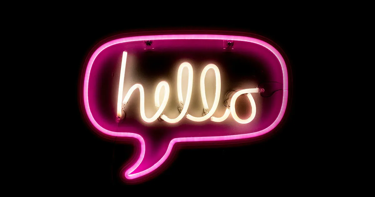 Illustration showing English filler words and expressions for natural speech