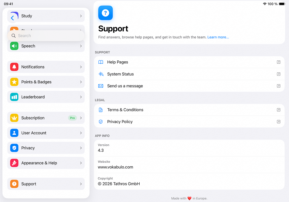 Settings iOS